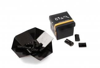 Black Liquorice mini box, Chili lakrids, 33 g.