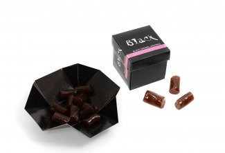 Black Liquorice mini box, Karamel lakrids, 33 g.