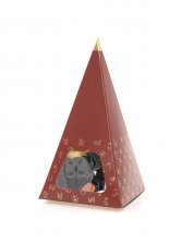 Rød/Guld Juletoppe, Lakridsblanding, 90 g.
