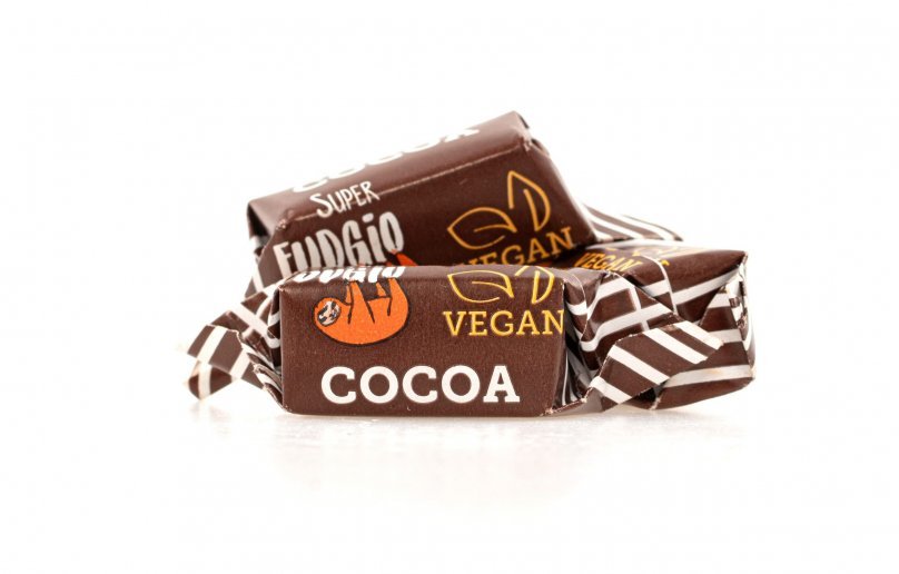 Økologisk kakao fudge, 1000 g. (12 g. pr. stk.)