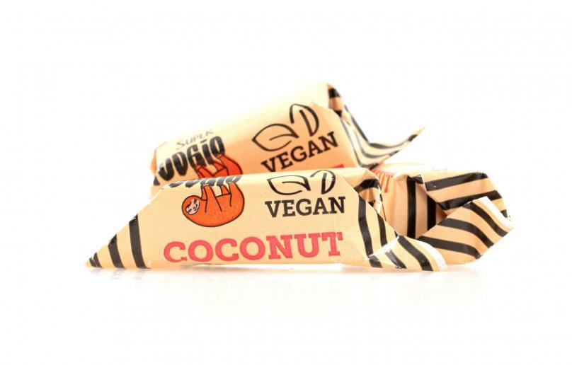Økologisk kokos fudge, 1000 g. (12 g. pr. stk.)