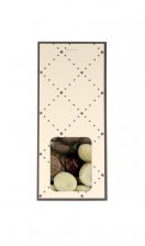 Creme/Sort Hanger, Pebernødder m/chokoladeovertræk, 90 g.