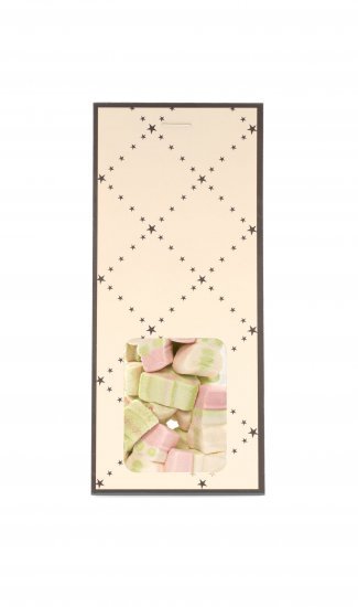 Creme/Sort Hanger, Juleskum, 50 g.