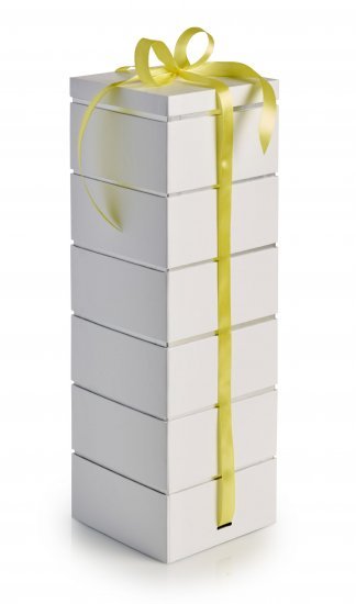 Stable æske 6-lag hvid, 570 g.