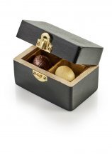 Sorte Trææsker, 2 stk. Luksusæg u.indpak., 18 g.