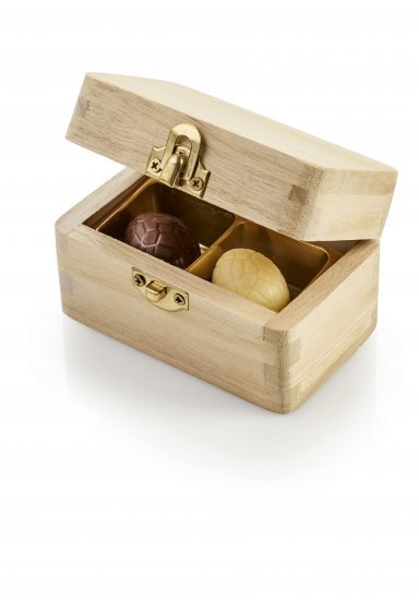 Lyse Trææske, 2 stk. Luksusæg u.indpak., 18 g.