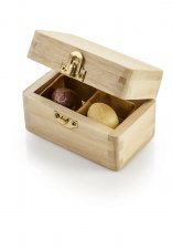 Lyse Trææske, 2 stk. Luksusæg u.indpak., 18 g.