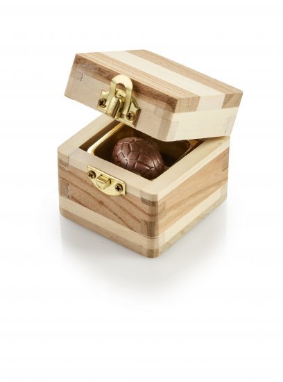 2-Farvet Trææsker, 1 stk. Luksusæg u.indpak., 9 g.