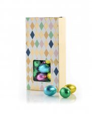 Harlekin Lukket Æske, Pralinéæg, 90 g.