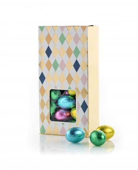 Harlekin Lukket Æske, Pralinéæg, 90 g.