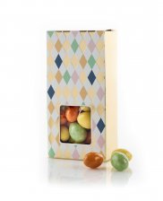 Harlekin Lukket Æske, Påskemandler, 90 g.