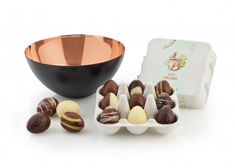 Normann - Krenit skål kobber 9 stk m/80 g. Æggebakke m. luksusæg - 2025