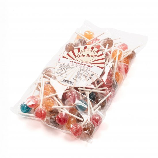 Folmers slikkepind, 5 varianter, 940 g. (10 g. pr stk.)