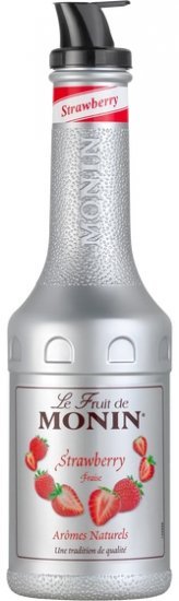 Monin Sirup, Jordbær Puré, 500 ml.