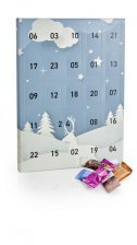 Santa Julekalender, Anthon Berg Mix, 250 g.