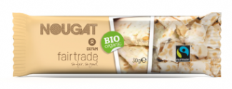 Oxfarm, Økologiske Nougat Bar, 30 g.