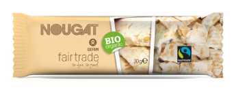 Oxfarm, Økologiske Nougat Bar, 30 g.