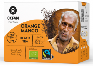 Oxfam, Økologisk Orange-Mango Tea, 36 g.