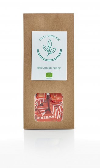 Natur Hanger, Økologisk Vegansk jordbær fudge, 80 g.