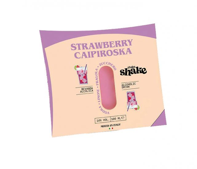 Shake Shake, Strawberry Caipiroska, 14%, 10 cl.