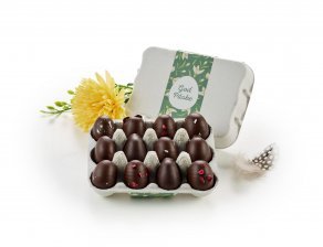 Æggebakker, 12 stk. Økologiske Marcipanæg, 120 g.