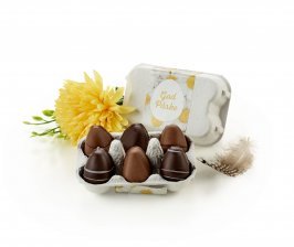 Æggebakker, 6 stk. Marcipanæg, 60 g.