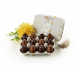 Æggebakker, 12 stk. Marcipanæg, 120 g.