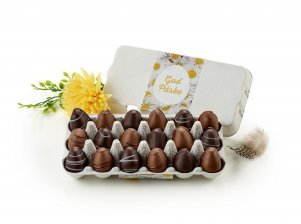Æggebakker, 18 stk. Marcipanæg, 180 g.