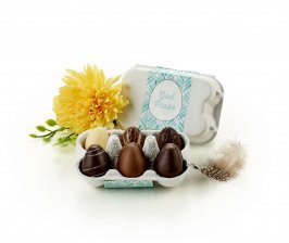 Æggebakker, 6 stk. Marcipanæg & Luksusæg, 55 g.