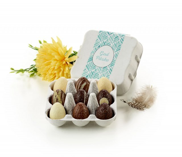 Æggebakker, 9 stk. Luksusæg, 80 g.