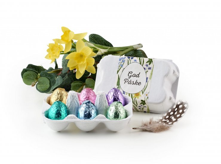 Æggebakker, 6 stk. Indp. Luksusæg, 50 g.