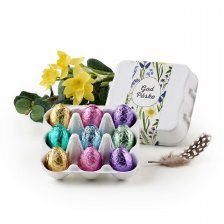 Æggebakker, 9 stk.  Indp. Luksusæg, 75 g.