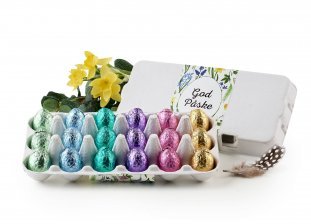 Æggebakker, 18 stk.  Indp. Luksusæg, 155 g.