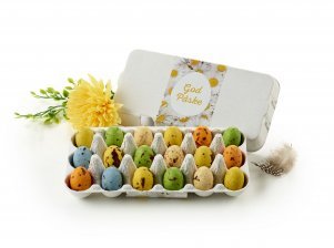 Æggebakker, 18 stk Gourmetæg Mix, 125 g.