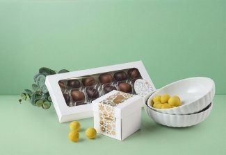 GJ 2 stk. Porcelænsskål & Chokolade - 2026