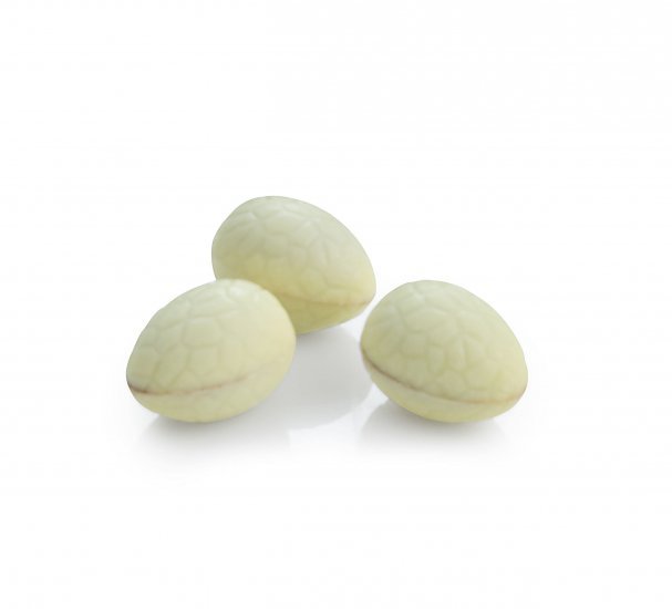 Påske bulk, Luksusæg Hvid m/Hasselnød, 1000g. (9 g. pr stk)