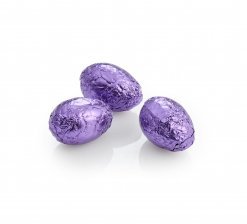 Påske bulk, Lilla Luksusæg, mælk/hasselnød & nødder stykker Indpakket, 1000g. (8,5 g. pr stk)