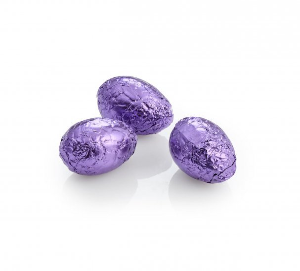 Påske bulk, Lilla Luksusæg, mælk/hasselnød & nødder stykker Indpakket, 1000g. (8,5 g. pr stk)