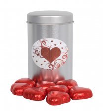 Tindåse Sølv, Røde hjerter, 150 g.