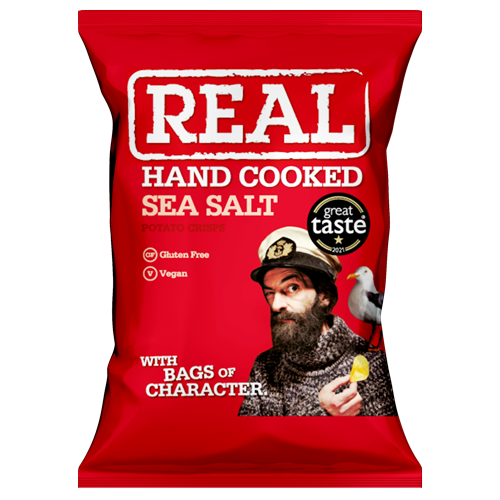 Real Chips, Sea Salt, 35 g.