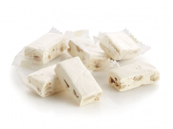 Bulk, Fransk Nougat Peanuts frugt, 1000 g.