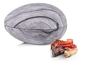 Metalæg - Wood Grå - 200 g. Økologisk Fudge Vegansk & Glutenfri