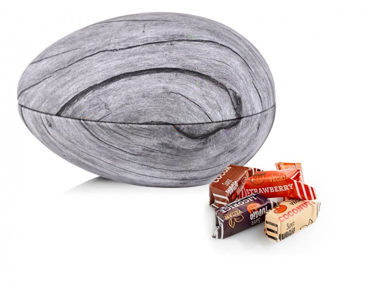 Metalæg - Wood Grå - 200 g. Økologisk Fudge Vegansk & Glutenfri