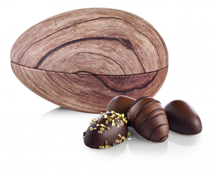 Metalæg Wood Natur , Marcipanæg (7 stk. flowpack), 140 g.