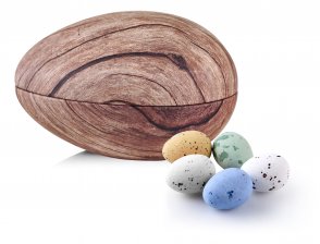 Metalæg Wood Natur, Belgiske Fugleæg, 200 g.