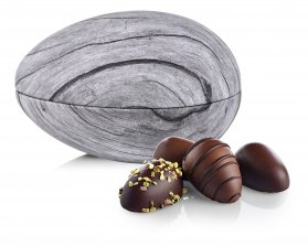 Metalæg Wood Grå, Marcipanæg (7 stk. flowpack), 140 g.