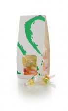 Grøn Silverheart Hanger, Frugtbolcher  (Mini Twist), 80 g.