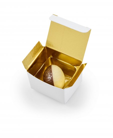 Hvid påskeæske - 1 stk Luksusæg 9 g.