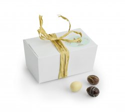 Ballotin m/bast bånd, , Luksusæg 500 g.