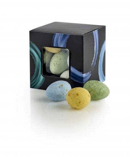 Star Box Sort/Blå Circles - 90 g. Belgiske fugleæg